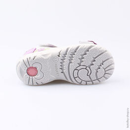 322056-21 Босоножки для девочки сир-цве фото №3