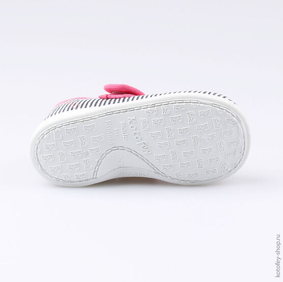 131121-11 Текстильные туфли для девочки Лето для девочки разноцветный фото №3