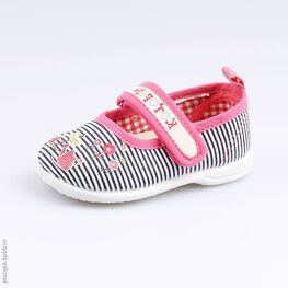 131121-11 Текстильные туфли для девочки Лето для девочки разноцветный
