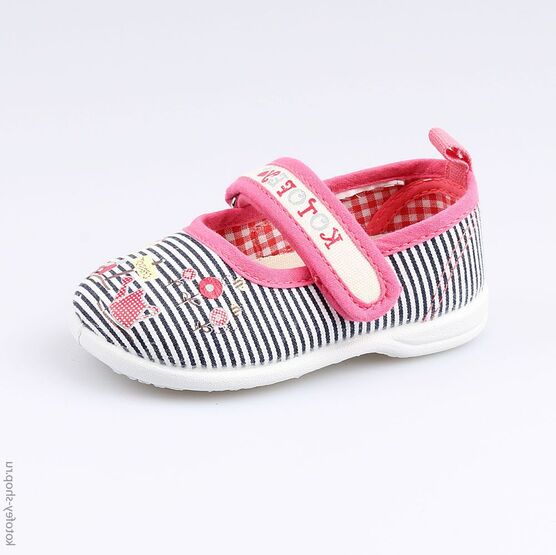 131121-11 Текстильные туфли для девочки Лето для девочки разноцветный