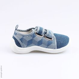 231118-11 Текстильная обувь для мальчики голубой фото №2