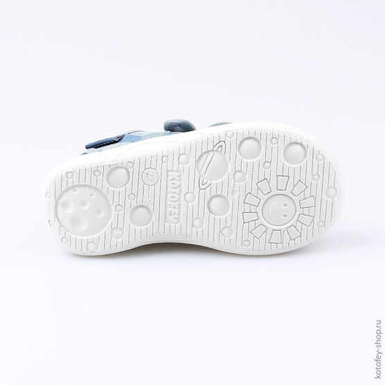 231118-11 Текстильная обувь для мальчики голубой фото №3