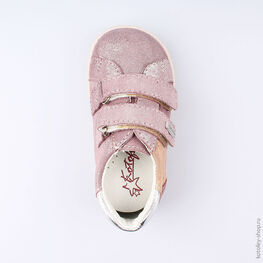 132122-22 Полуботинки для девочки розовый фото №4