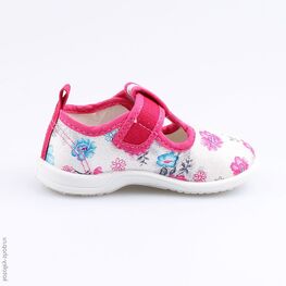 131066-11 Текстильная обувь для девочки цве-фук фото №2