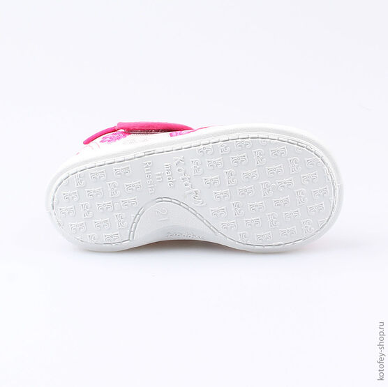 131066-11 Текстильная обувь для девочки цве-фук фото №3