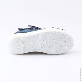 421006-19 Сандалии текстильные для мальчики светло-синий фото №3