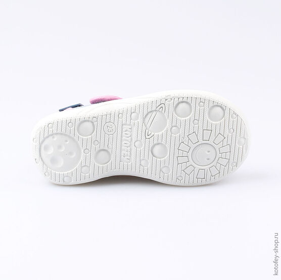 231115-11 Текстильная обувь для девочки гол-роз фото №3