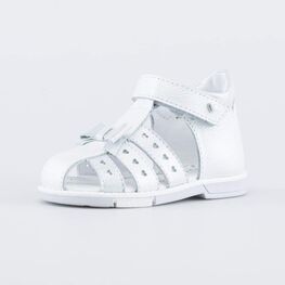 122218-21 Нарядные сандалии для девочки для девочки белый