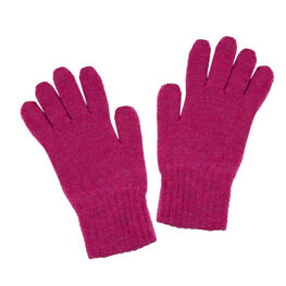 07822169-40 Перчатки для девочек однослойные ежевика для девочки ягодный