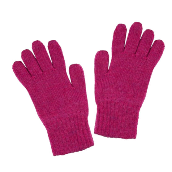 07822169-40 Перчатки для девочек однослойные ежевика для девочки ягодный