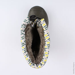 364024-47 Сноубутсы для мальчики оливковый фото №4