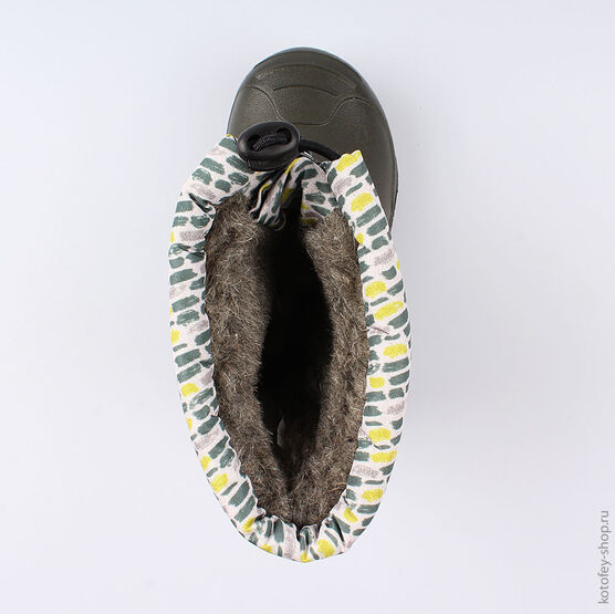 364024-47 Сноубутсы для мальчики оливковый фото №4