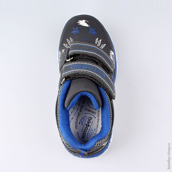 344228-72 Кроссовки для мальчики сер-син фото №4