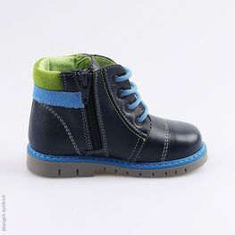 152225-25 Ботинки для мальчики светло-синий фото №2