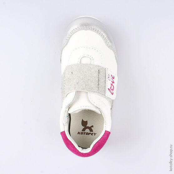 132128-21 Полуботинки для девочки бел-фук-срб фото №4