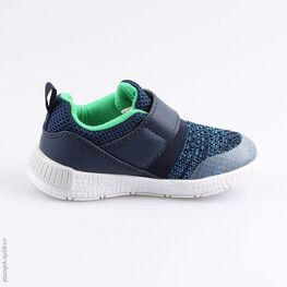 144102-71 Кроссовки для мальчики син-зел фото №2