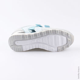 644217-72 Кроссовки на липучках для девочки голубой фото №3