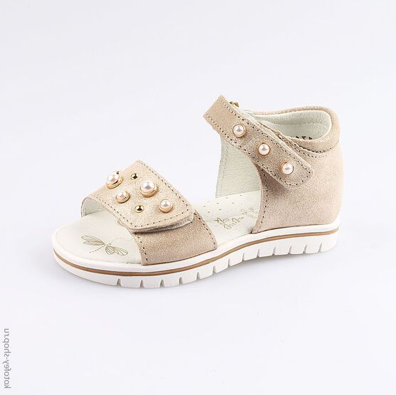 322076-24 Босоножки для девочки золотой