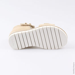 322076-24 Босоножки для девочки золотой фото №3