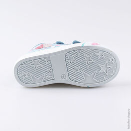 231143-12 Кеды для девочки голубой фото №3