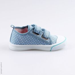 231143-12 Кеды для девочки голубой фото №2
