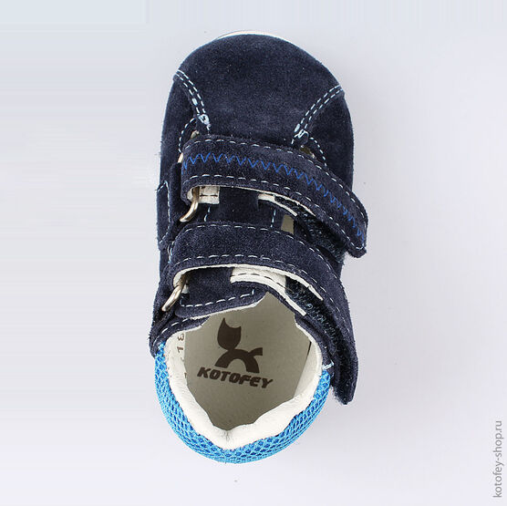 032086-21 Туфли для мальчики светло-синий фото №4