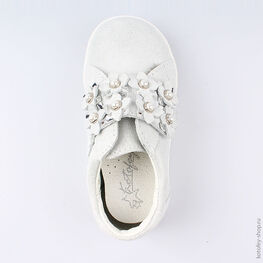 332107-23 Полуботинки для девочки серебрист. фото №4