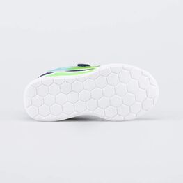 344532-12 Кроссовки сеточкой с LED для мальчики синий + салатовый фото №3