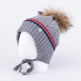 07711444-40 Шапка детская серый для мальчики 