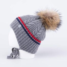 07711444-40 Шапка детская серый для мальчики фото №2