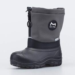 264049-44 Сноубутсы с вкладным чулком 1936 для мальчики серый + черный