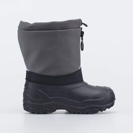 264049-44 Сноубутсы с вкладным чулком 1936 для мальчики серый + черный фото №2