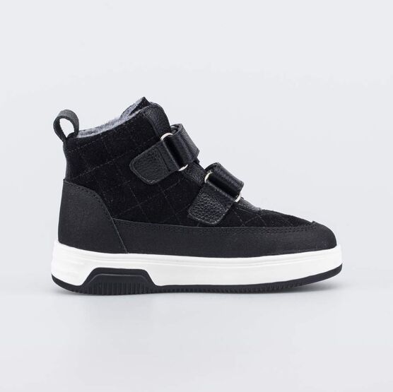 352411-32 Кожаные ботинки на байке для девочки для девочки черный фото №2