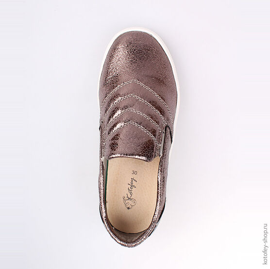 533016-21 Туфли для девочки серый фото №4