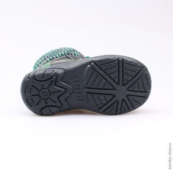 152169-31 Ботинки для мальчики светло-синий фото №3