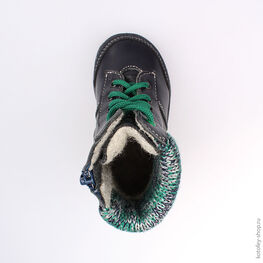 152169-31 Ботинки для мальчики светло-синий фото №4