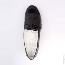 732164-22 Туфли для девочки черный фото №4