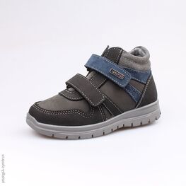 452086-31 Ботинки для мальчики чер-сер