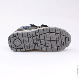 452086-31 Ботинки для мальчики чер-сер фото №3