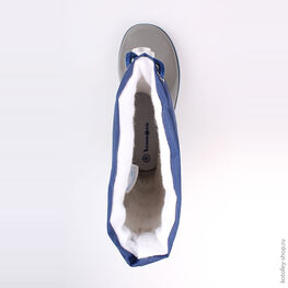 566131-11 Резиновые сапоги для мальчики сер-син фото №4