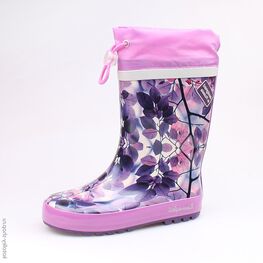 566140-11 Резиновые сапоги для девочки сиреневый