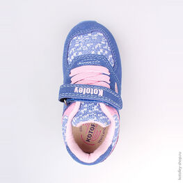 144076-71 Кроссовки для девочки для девочки сиреневый фото №4