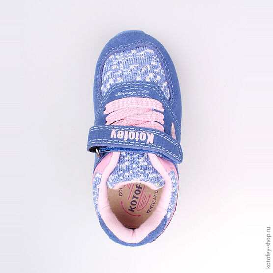 144076-71 Кроссовки для девочки для девочки сиреневый фото №4