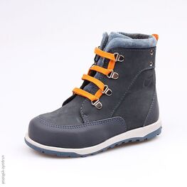 352107-34 Ботинки для мальчики светло-синий