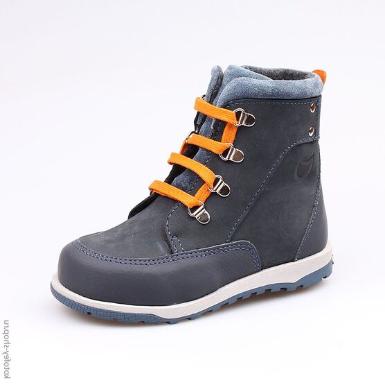 352107-34 Ботинки для мальчики светло-синий