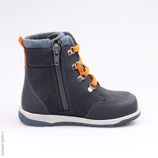 352107-34 Ботинки для мальчики светло-синий фото №2