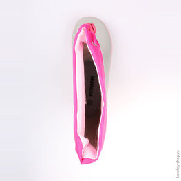 566134-11 Резиновые сапоги для девочки сер-роз фото №4