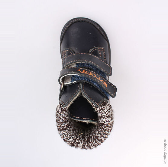 152181-31 Ботинки для мальчики светло-синий фото №4