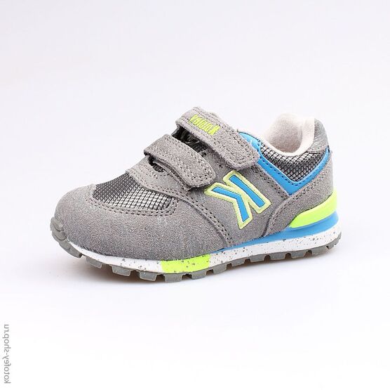 144074-72 Кроссовки на липучках для мальчики серый