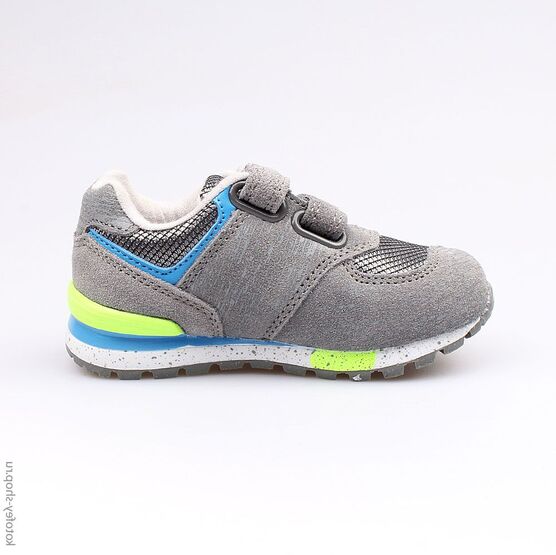 144074-72 Кроссовки на липучках для мальчики серый фото №2